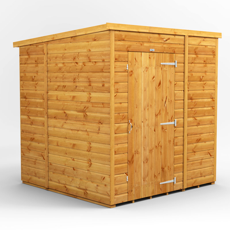 wfx utility 6 ft. w x 6 ft. d shiplap pent wooden shed